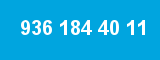 936 184 40 11 936 184 40 11